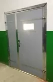 Калитка из ПВХ с окантовкой из нержавеющей стали