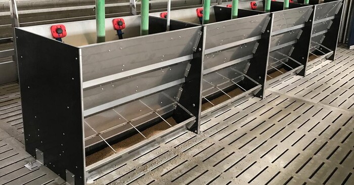 Кормовой автомат AP1T MF для откормочников, в разобранном виде