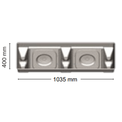 Корыто для кормушки CLASSIC JUMBO ОТКОРМ, 15см, 18-120кг